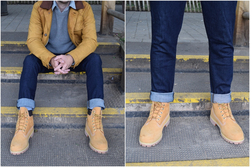 yellow timberland boots outfit