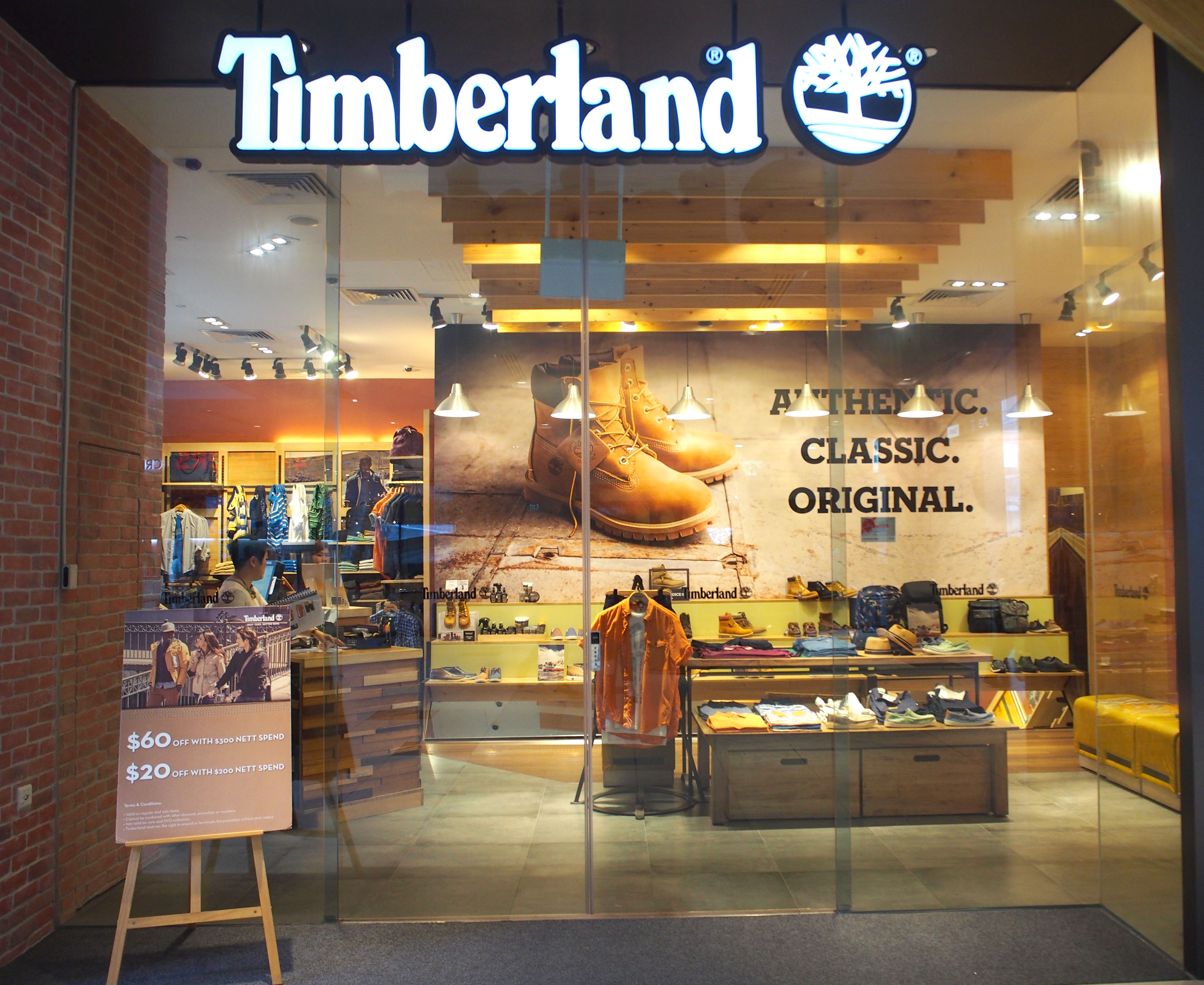 timberland shops