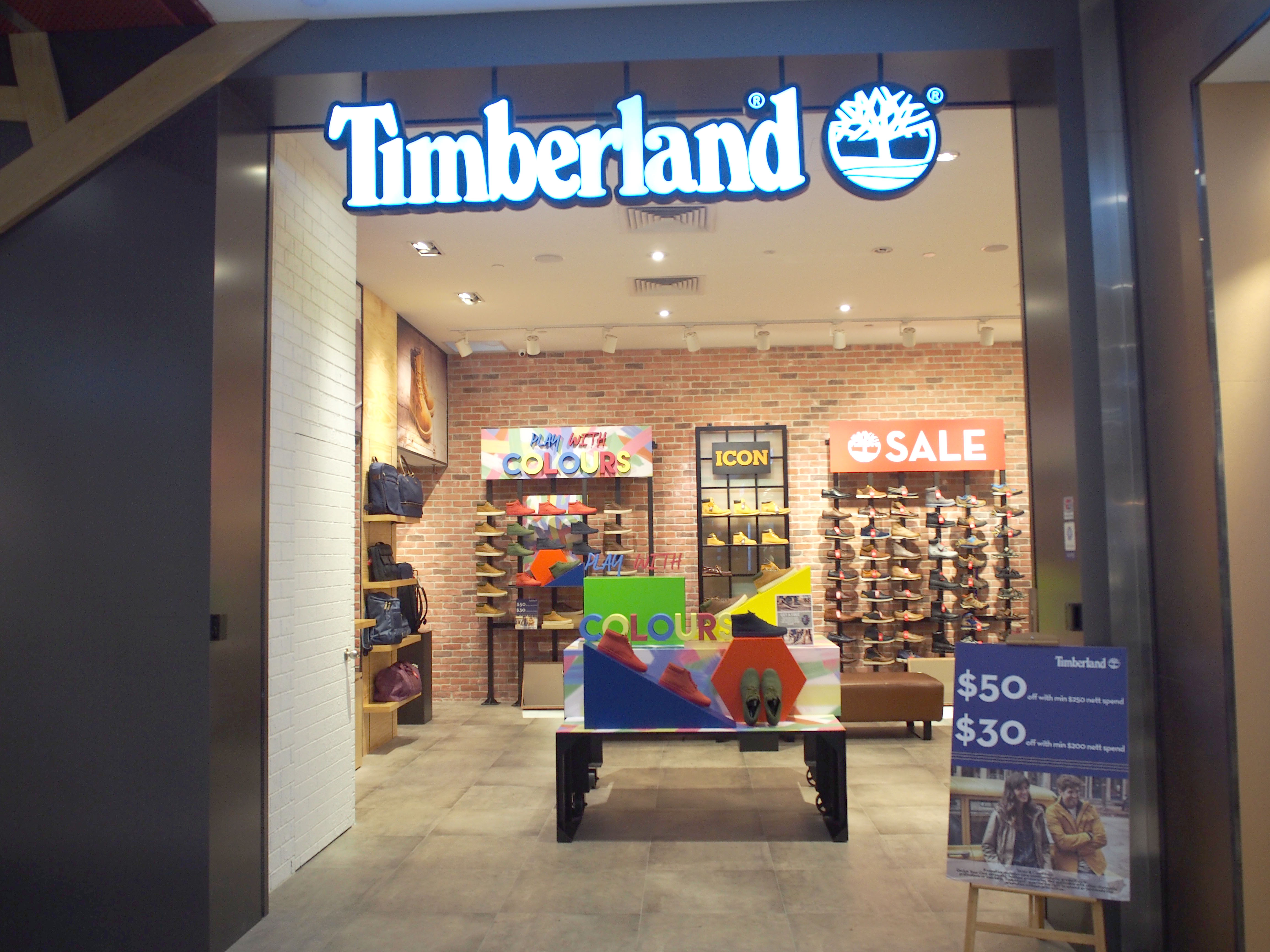 timberland shops