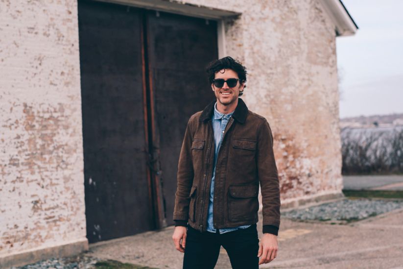 timberland tenon leather jacket