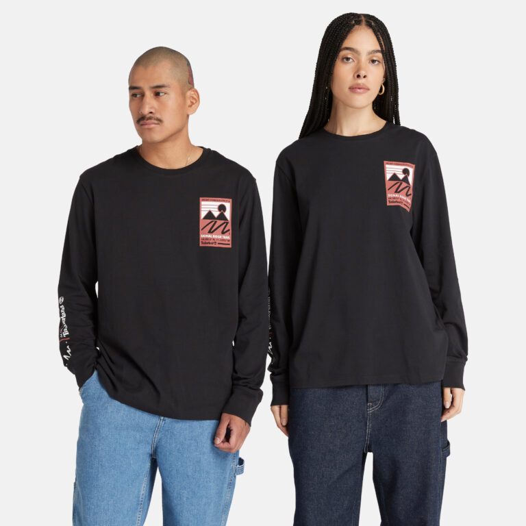 All Gender Long Sleeve Signal Ridge Back Graphic T-Shirt