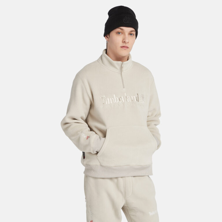 Men’s Quarter-Zip Sweatshirt with Polartec® Linear Logo