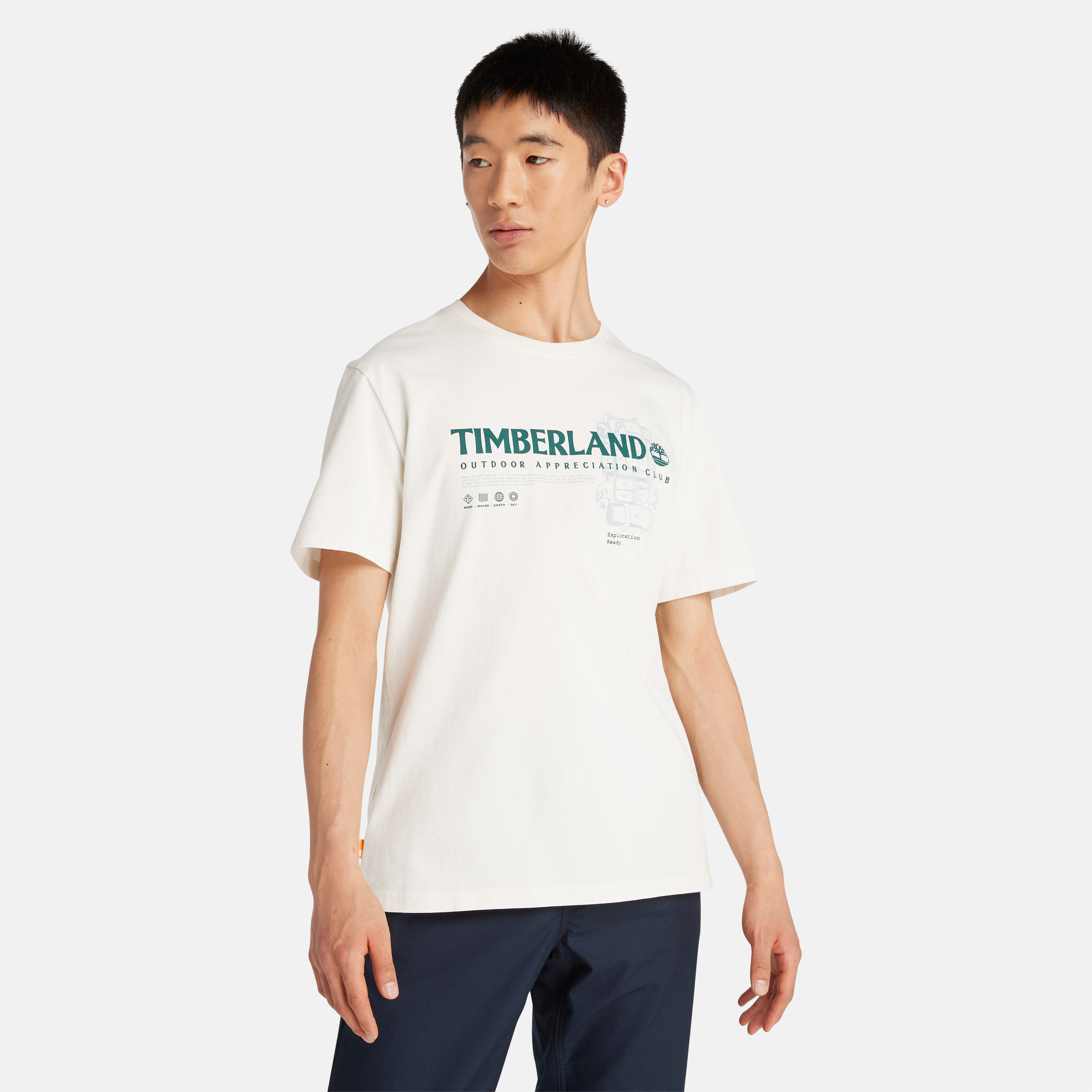 Men's Organic Cotton Outdoor Graphic T-Shirt - Timberland - Singapore