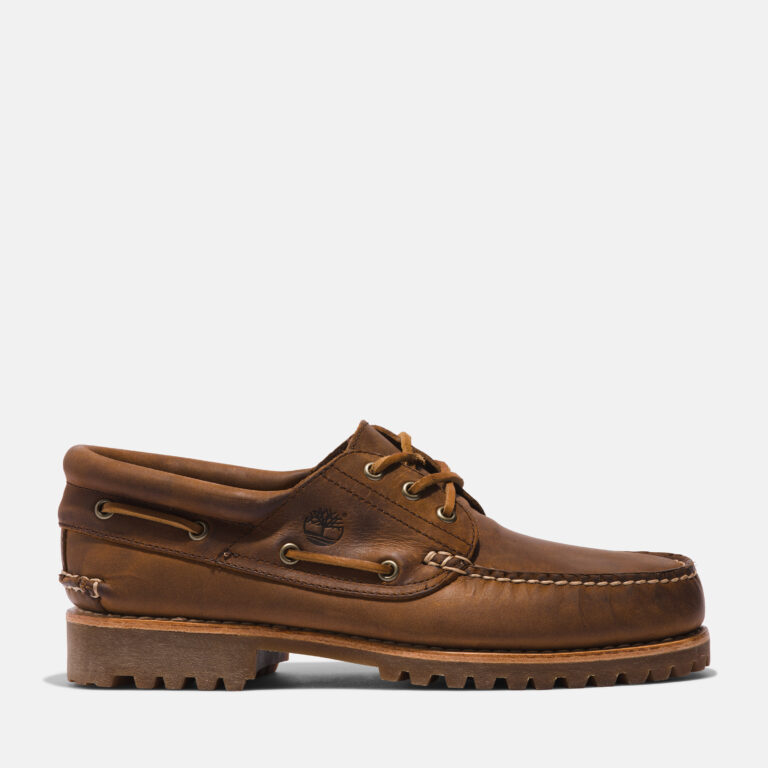 Men’s 3-Eye Lug Handsewn Boat Shoe
