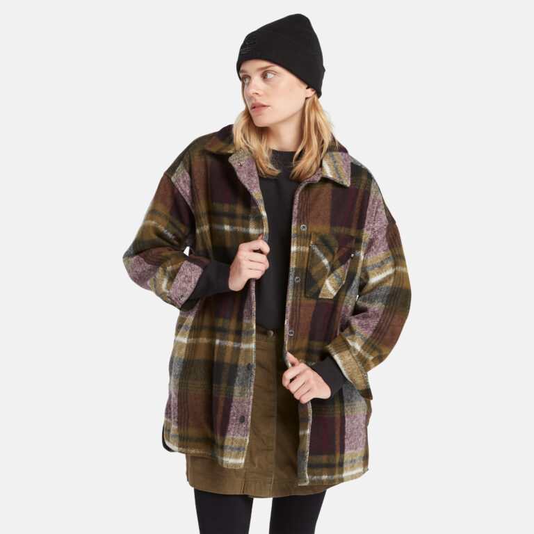 Women’s Wool Shirt Coat
