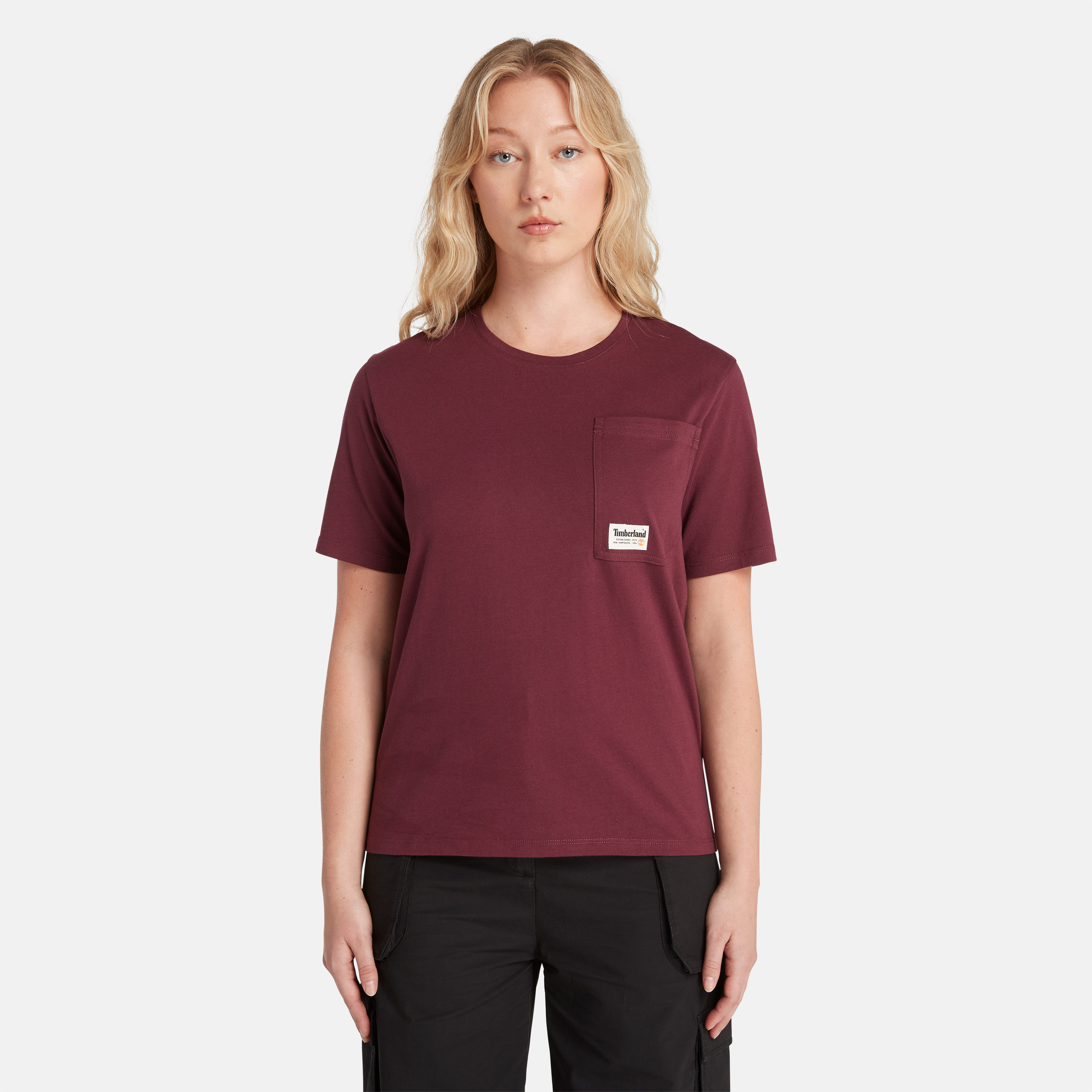 Women's Short Sleeve Simple Pocket TShirt Timberland Singapore