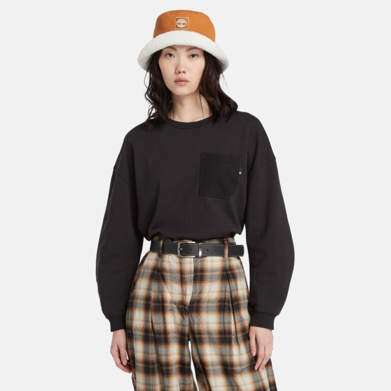Women’s Textured Crew Sweatshirt