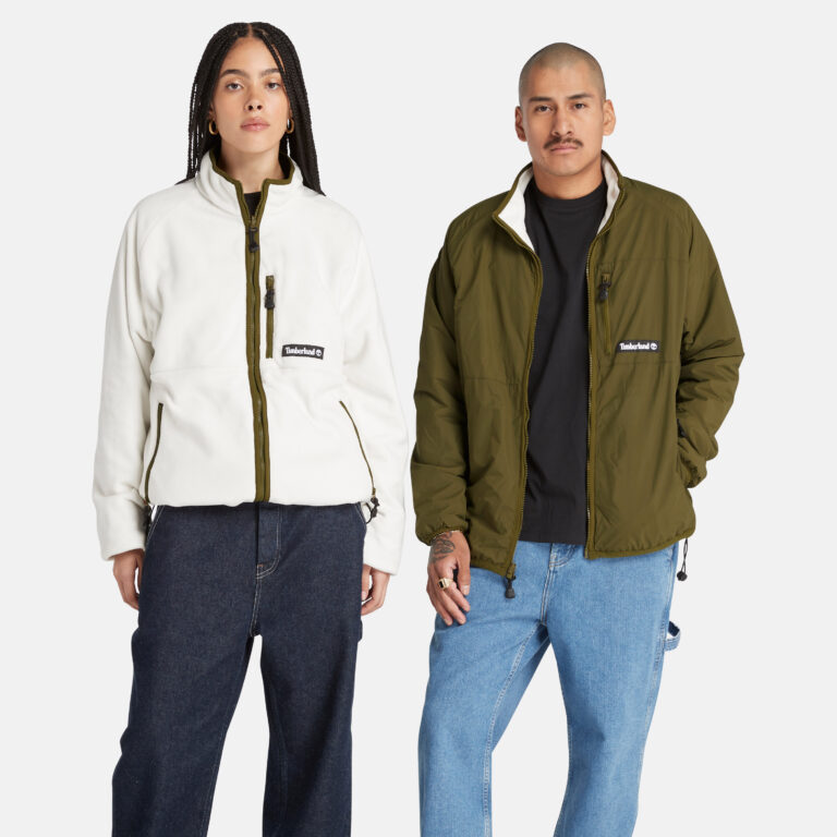 All Gender Water Repellent Reversible Fleece Jacket