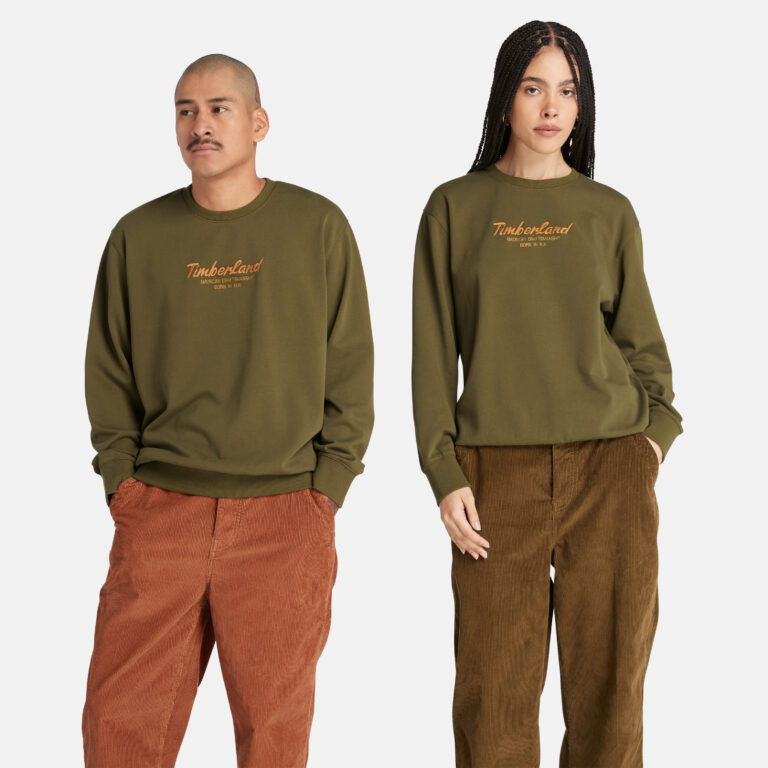 All Gender Timberland Front Logo Crew Neck Sweatshirt