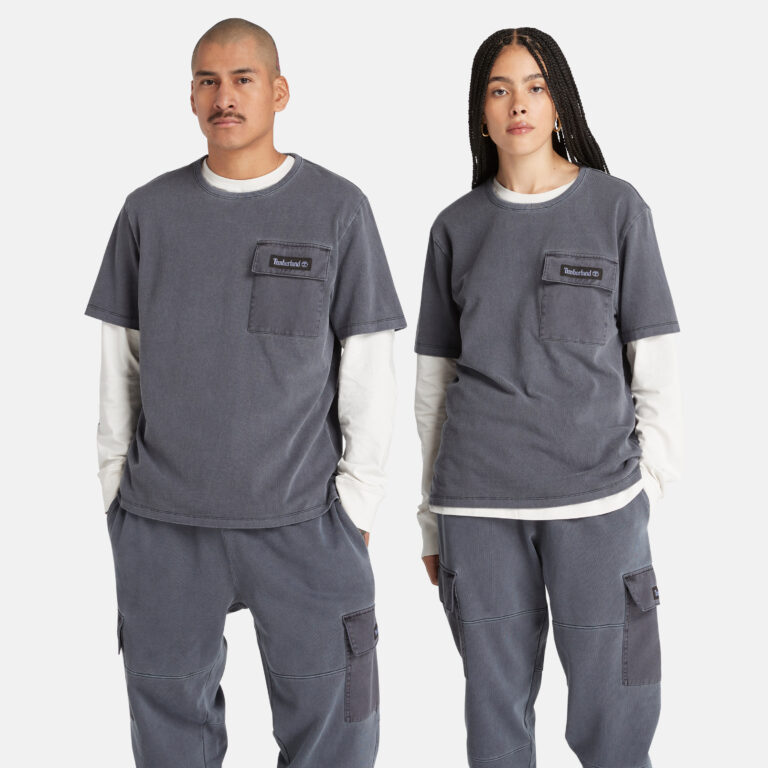 All Gender Mixed Media Garment Dye Short Sleeve T-Shirt