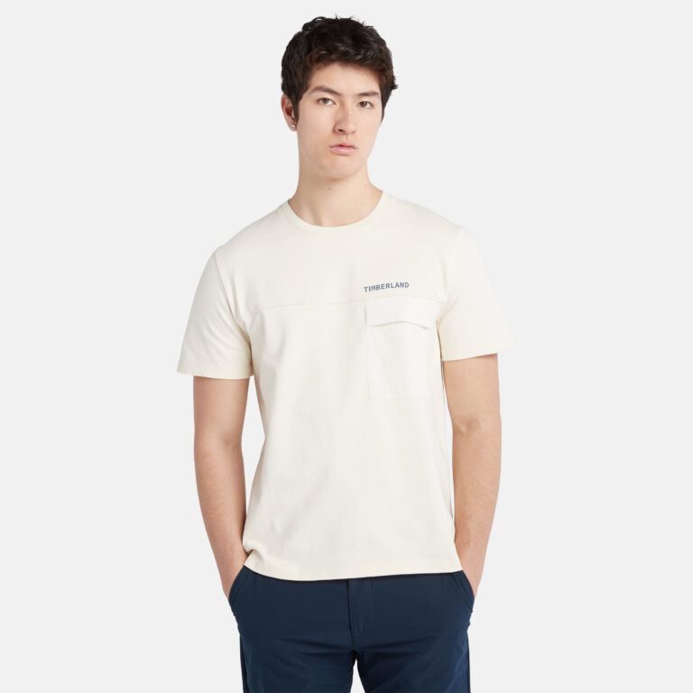 Men’s Mix Media Seersucker Pocket Shirt