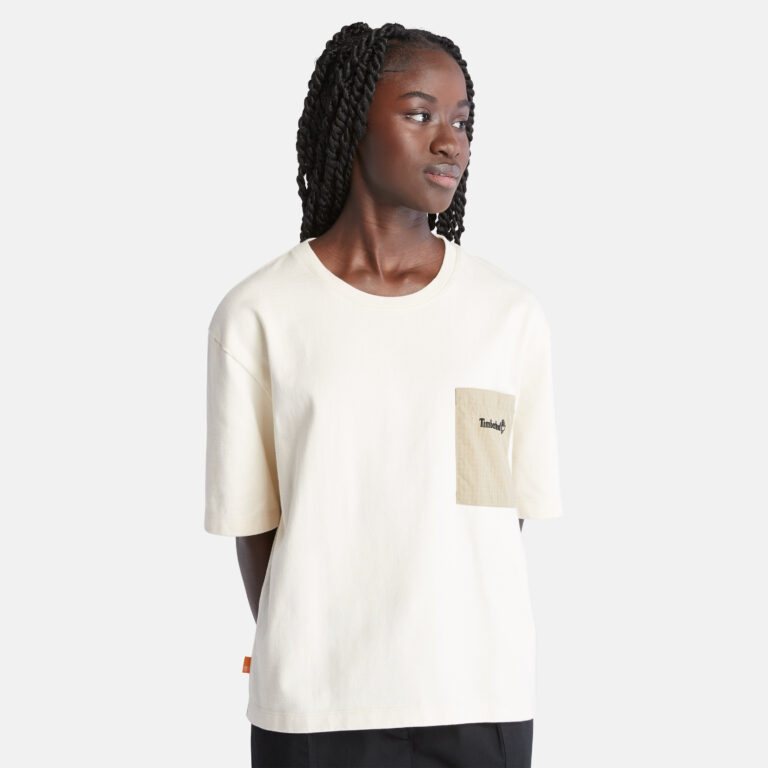 Women’s Short-Sleeve Mixed Media Tee