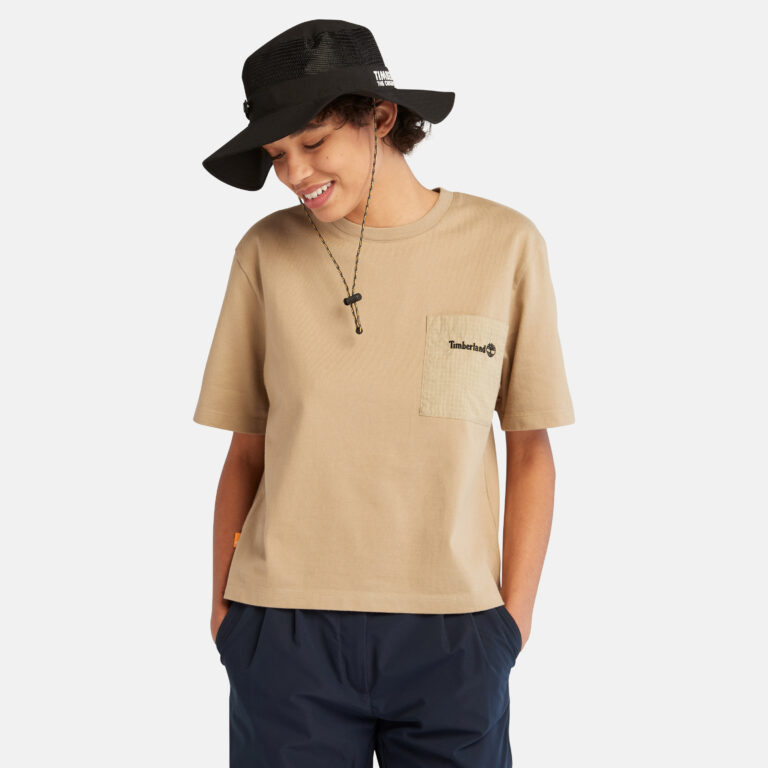 Women’s Short-Sleeve Mixed Media Tee