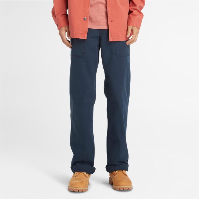 Men’s Washed Canvas Stretch Fatigue Pant